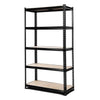 1.8M 5-Shelves Steel Warehouse Shelving Racking Garage Storage Rack Black Deals499