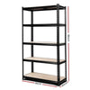 1.8M 5-Shelves Steel Warehouse Shelving Racking Garage Storage Rack Black Deals499