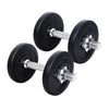 10KG Dumbbells Dumbbell Set Weight Training Plates Home Gym Fitness Exercise Deals499