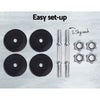 10KG Dumbbells Dumbbell Set Weight Training Plates Home Gym Fitness Exercise Deals499
