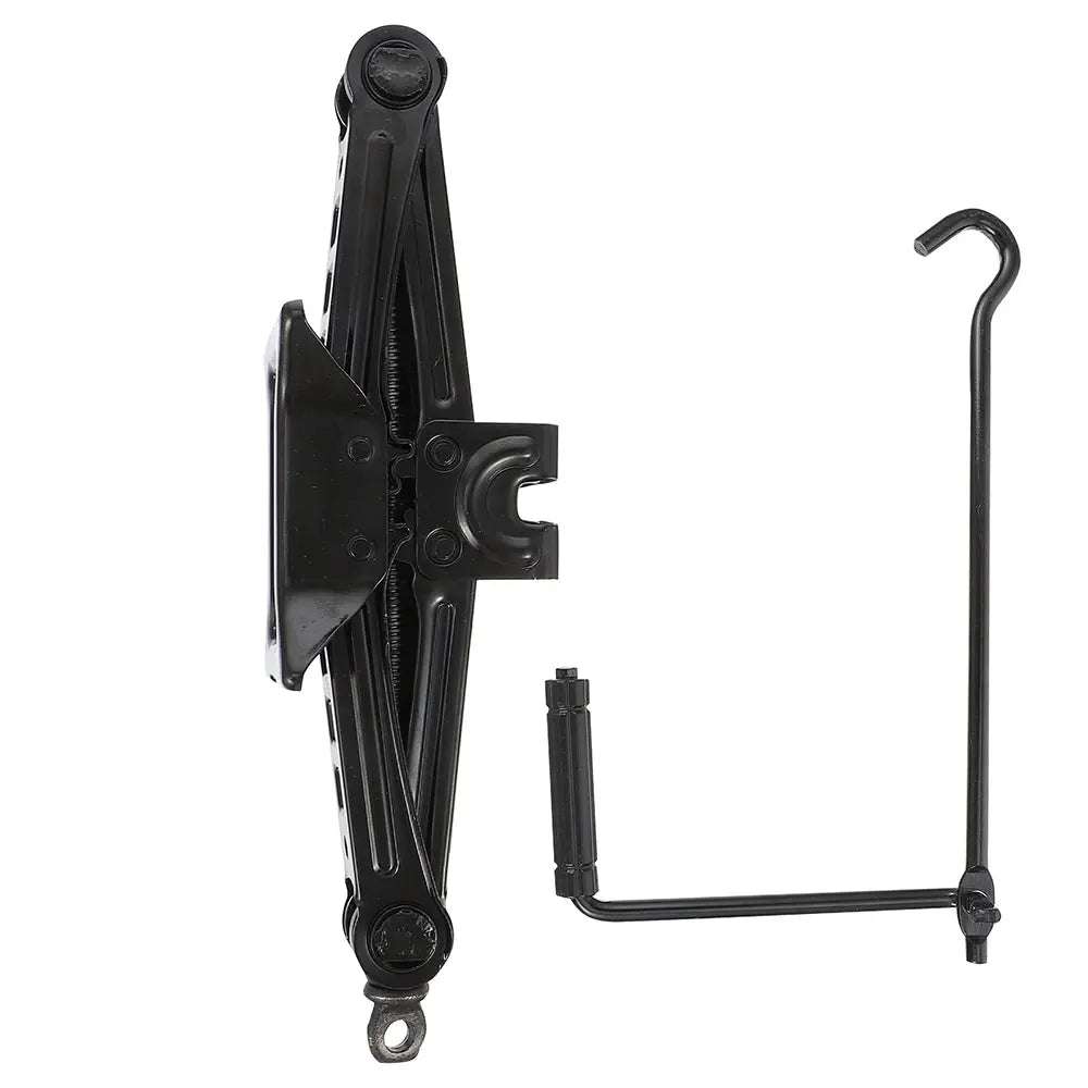 2 Ton Scissor Jack Car Van Wind Up Tyre Lift Chrome Crank Handle Emergency Tool Deals499