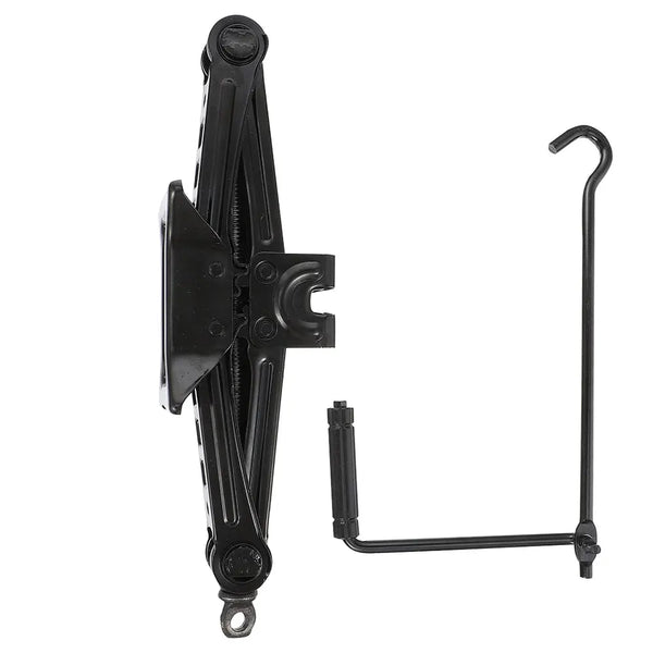 2 Ton Scissor Jack Car Van Wind Up Tyre Lift Chrome Crank Handle Emergency Tool Deals499