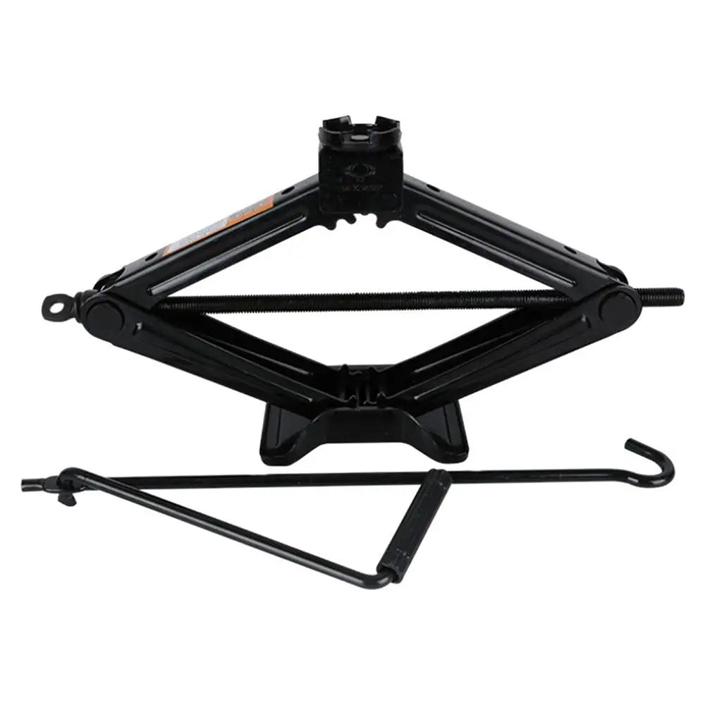 2 Ton Scissor Jack Car Van Wind Up Tyre Lift Chrome Crank Handle Emergency Tool Deals499