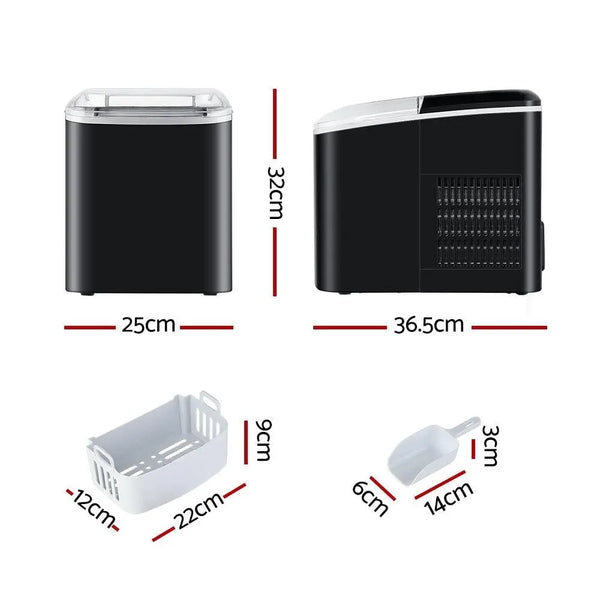 2.1L Ice Maker Machine Commercial Portable Ice Makers Cube Tray Countertop Bar Deals499
