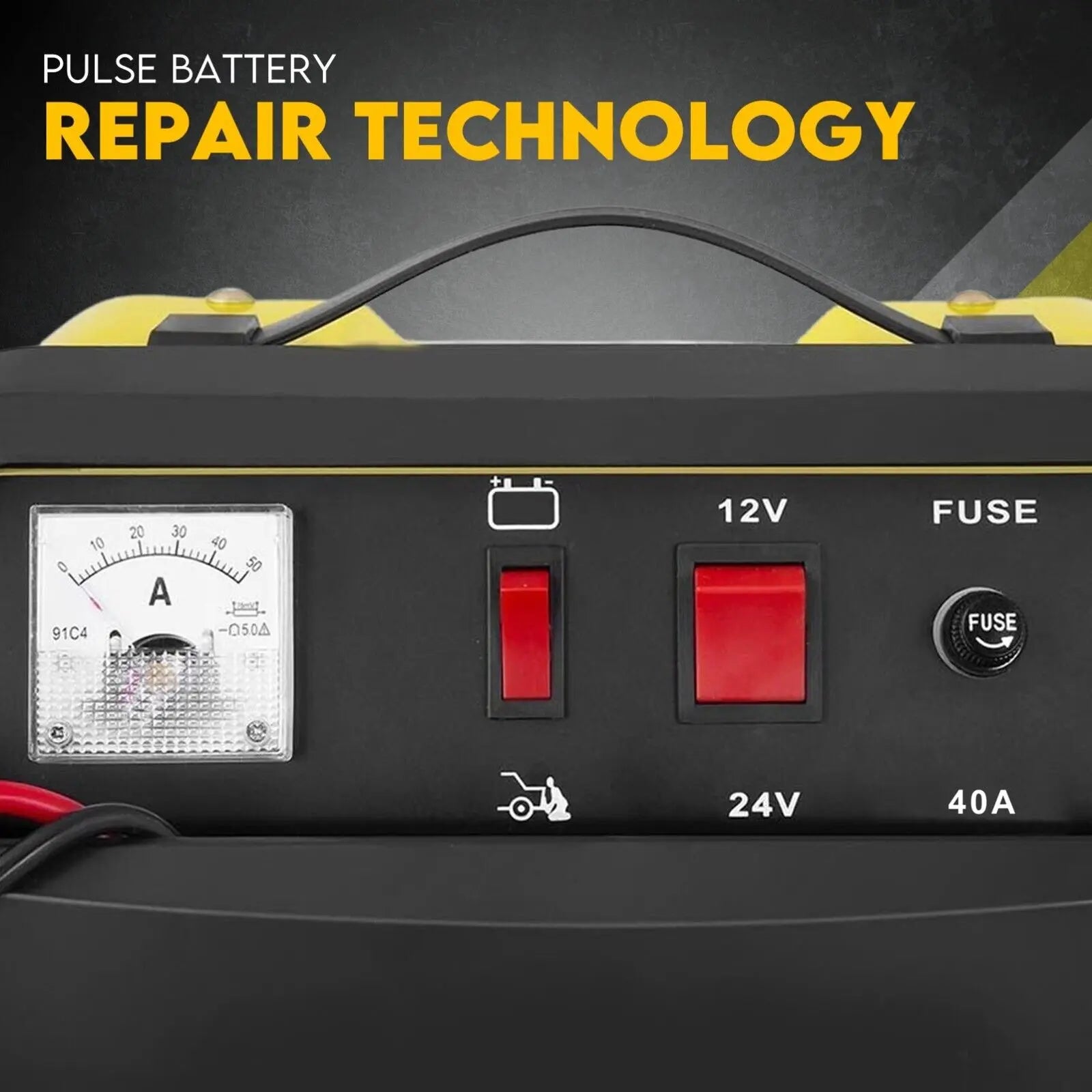 2IN1 Car Battery Charger Jump Starter 12V 24V 40A ATV Boat Tractor from Deals499 at Deals499