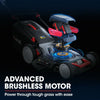 BAUMR-AG 19 Inch Electric Cordless Lawn Mower Kit Battery Powered w/ 2x 4.0Ah Lithium Batteries from Deals499 at Deals499