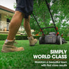 BAUMR-AG 19 Inch Electric Cordless Lawn Mower Kit Battery Powered w/ 2x 4.0Ah Lithium Batteries from Deals499 at Deals499