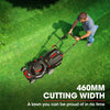 BAUMR-AG 19 Inch Electric Cordless Lawn Mower Kit Battery Powered w/ 2x 4.0Ah Lithium Batteries from Deals499 at Deals499