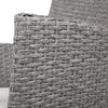 3 Piece Wicker Outdoor Chair Side Table Furniture Set - Grey Deals499