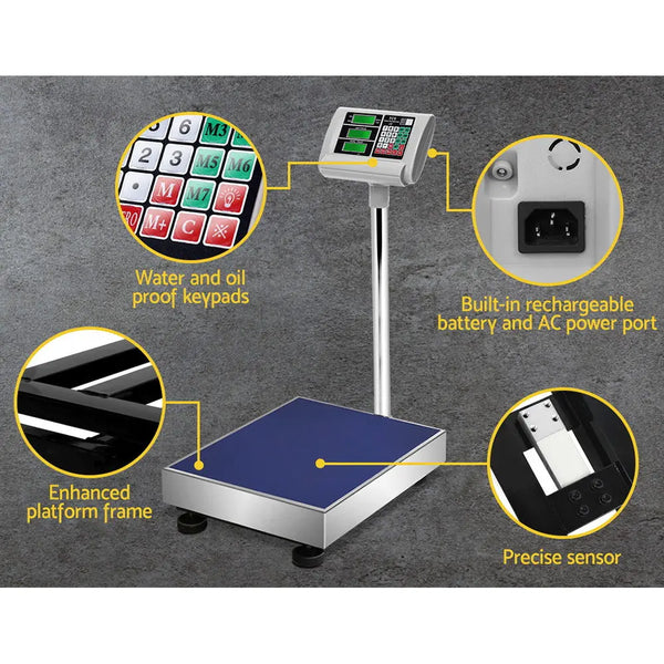 300KG Digital Platform Scale Electronic Scales Shop Market Commercial Postal Deals499