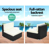3PC Gardeon Outdoor Furniture Sofa Set Wicker Rattan Garden Lounge Chair Setting Deals499