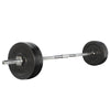 48KG Barbell Weight Set Plates Bar Bench Press Fitness Exercise Home Gym 168cm Deals499