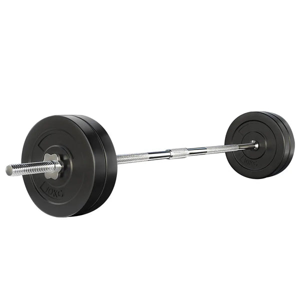 48KG Barbell Weight Set Plates Bar Bench Press Fitness Exercise Home Gym 168cm Deals499