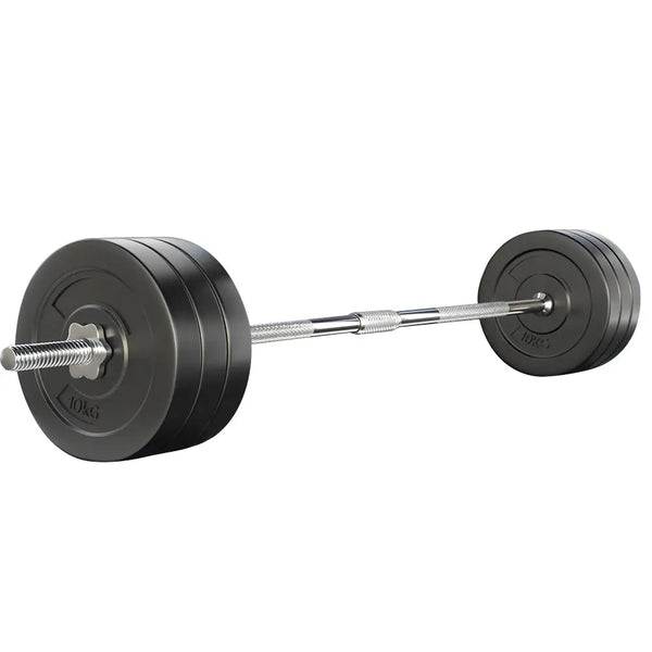 68KG Barbell Weight Set Plates Bar Bench Press Fitness Exercise Home Gym 168cm Deals499