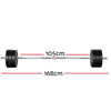 68KG Barbell Weight Set Plates Bar Bench Press Fitness Exercise Home Gym 168cm Deals499