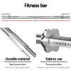 68KG Barbell Weight Set Plates Bar Bench Press Fitness Exercise Home Gym 168cm Deals499