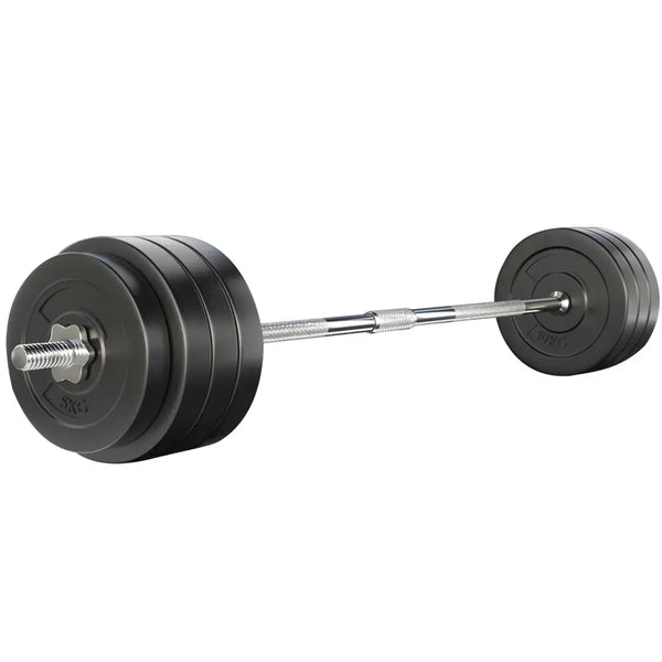 78KG Barbell Weight Set Plates Bar Bench Press Fitness Exercise Home Gym 168cm Deals499