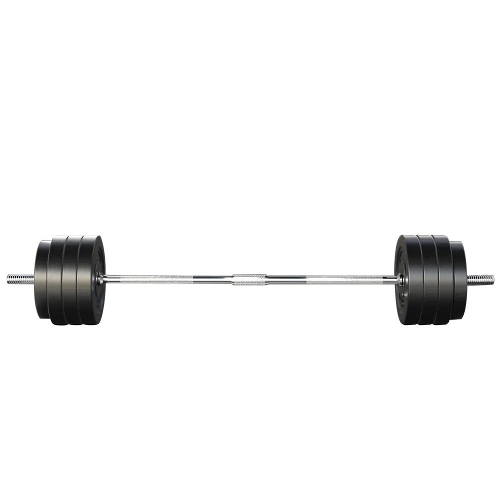 78KG Barbell Weight Set Plates Bar Bench Press Fitness Exercise Home Gym 168cm Deals499