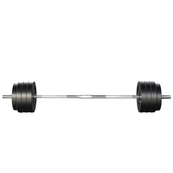 78KG Barbell Weight Set Plates Bar Bench Press Fitness Exercise Home Gym 168cm Deals499