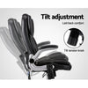8 Point PU Leather Massage Chair - Black Deals499