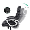 8 Point PU Leather Reclining Massage Chair - Black Deals499