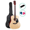 ALPHA 41 Inch Wooden Acoustic Guitar Natural Wood Deals499