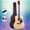 ALPHA 41 Inch Wooden Acoustic Guitar Natural Wood Deals499
