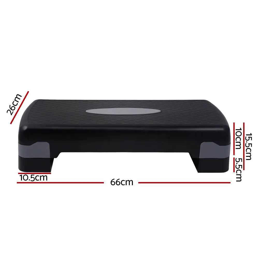 Aerobic Step Exercise Stepper Steps Fitness Block Bench Riser Home Gym Deals499