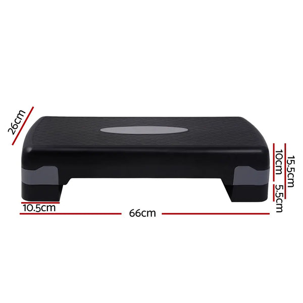 Aerobic Step Exercise Stepper Steps Fitness Block Bench Riser Home Gym Deals499