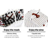Alfresco 2 Person Picnic Basket Baskets White Deluxe Outdoor Corporate Blanket Park Deals499