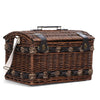 Alfresco 4 Person Picnic Basket Wicker Baskets Outdoor Insulated Gift Blanket Deals499