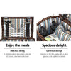 Alfresco 4 Person Picnic Basket Wicker Baskets Outdoor Insulated Gift Blanket Deals499