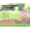 Alfresco 4 Person Picnic Basket Wicker Picnic Set Outdoor Insulated Blanket Deals499
