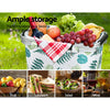 Alfresco Picnic Bag Basket Folding Hamper Camping Hiking Insulated White Deals499