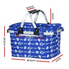 Alfresco Picnic Bag Basket FoldingHamper Camping Hiking Insulated Deals499