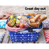 Alfresco Picnic Bag Basket FoldingHamper Camping Hiking Insulated Deals499