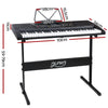 Alpha 61 Key Lighted Electronic Piano Keyboard LCD Electric w/ Holder Music Stand Deals499