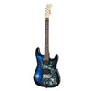 Alpha Electric Guitar And AMP Music String Instrument Rock Blue Carry Bag Steel String Deals499