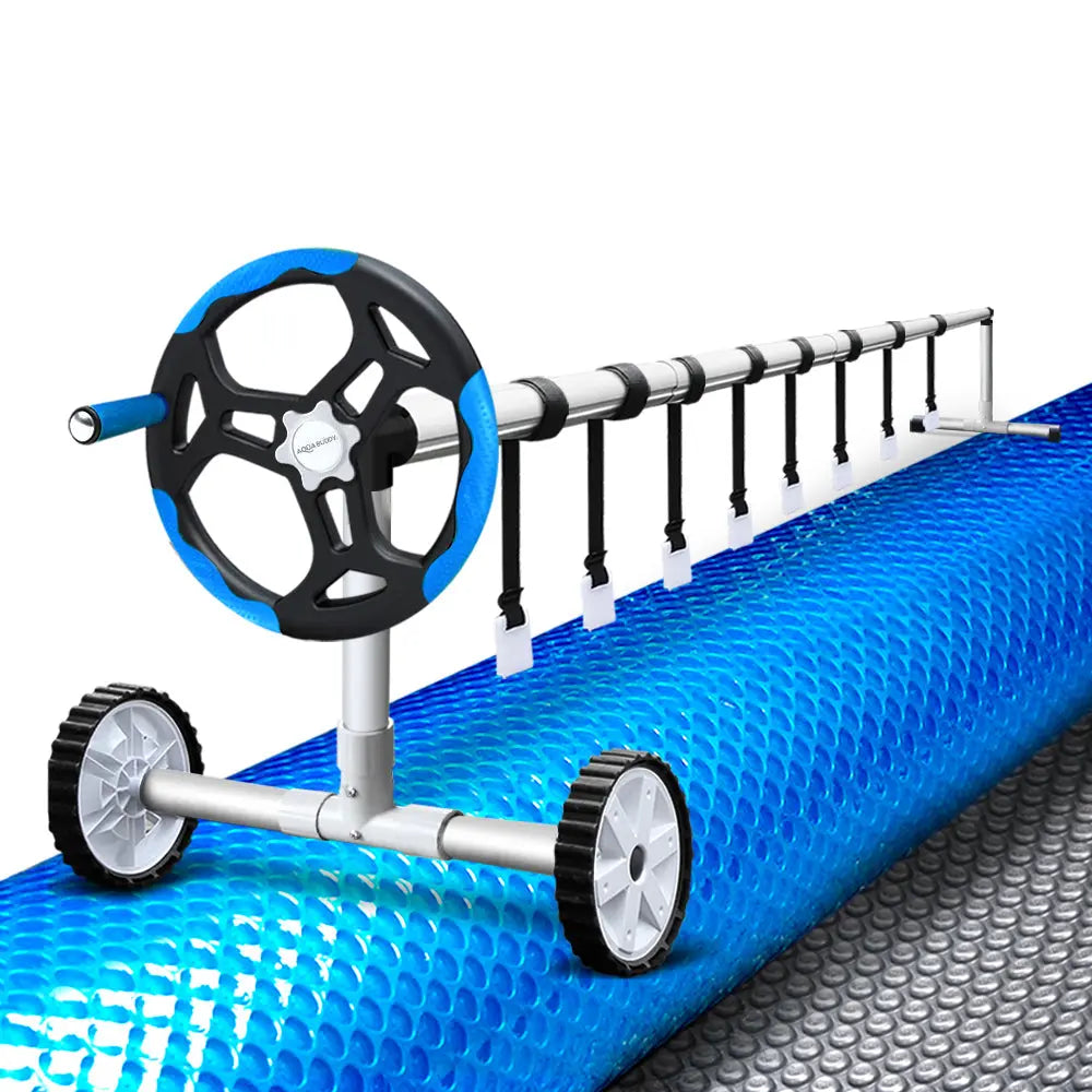 Aquabuddy Pool Cover Roller Solar Blanket Bubble Heater Covers Swimming 8.5x4.2m from Deals499 at Deals499