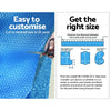Aquabuddy Pool Cover Roller Solar Blanket Bubble Heater Covers Swimming 8.5x4.2m from Deals499 at Deals499