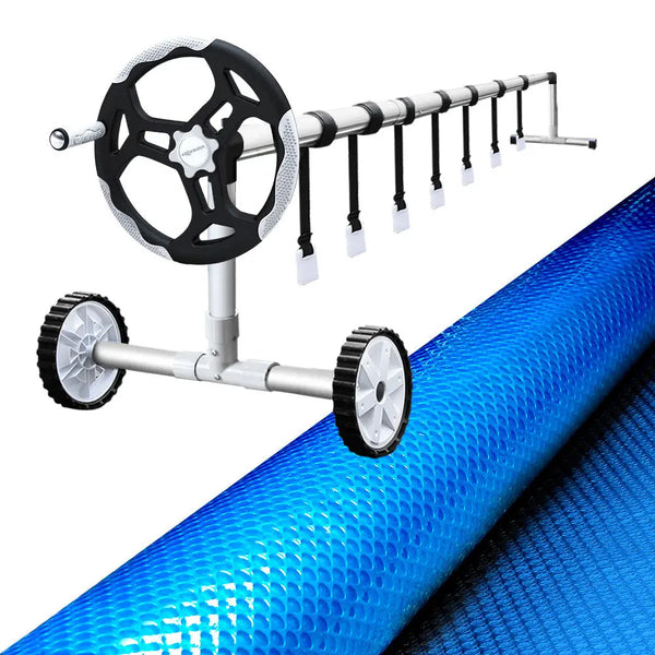 Aquabuddy Swimming Pool Cover Pools Roller Wheel Solar Blanket Covers10X4M Deals499