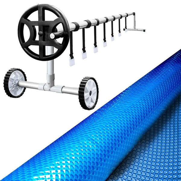 Aquabuddy Swimming Pool Cover Rolloer Solar Blanket Covers Bubble Heater 10x4m Deals499