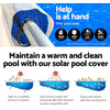 Aquabuddy Swimming Pool Cover with Roller Wheel Solar Blanket Adjustable 10 X 4m Deals499