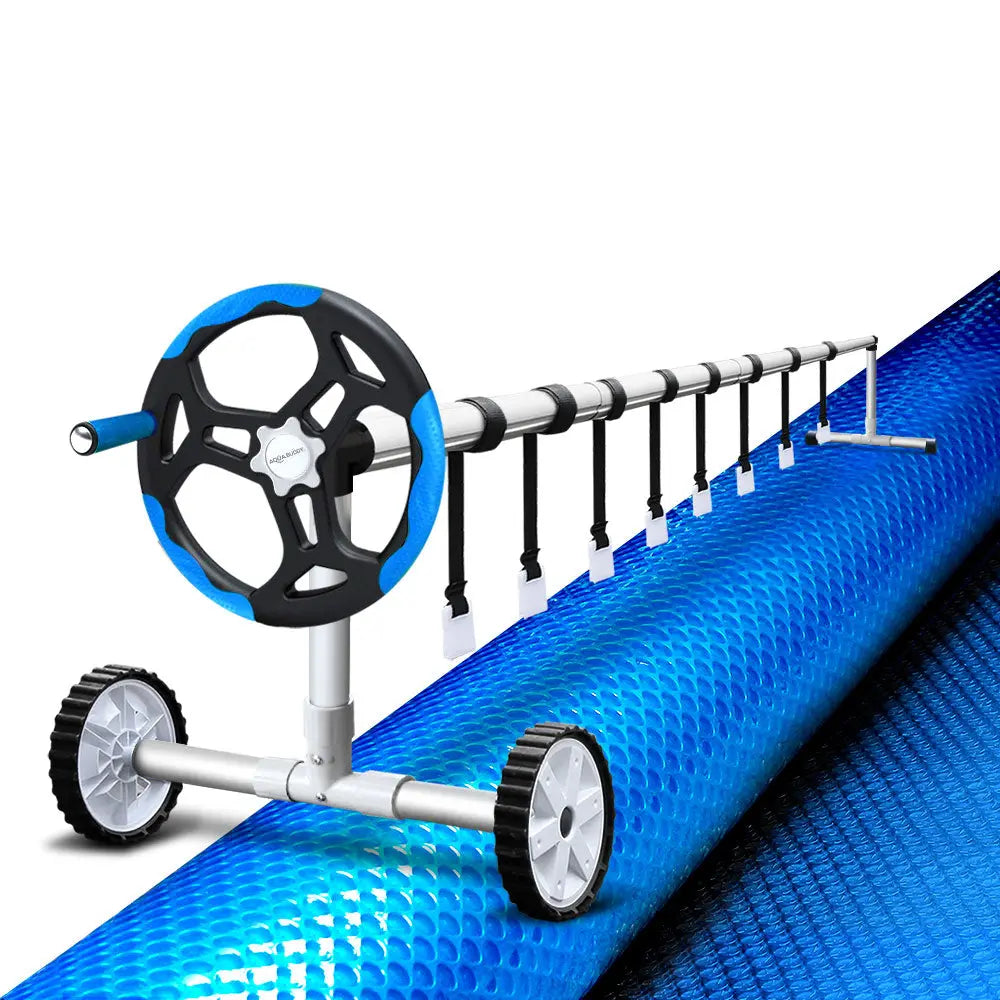 Aquabuddy Swimming Solar Pool Cover Pools Roller Wheel Blanket Covers 11X4.8M Deals499