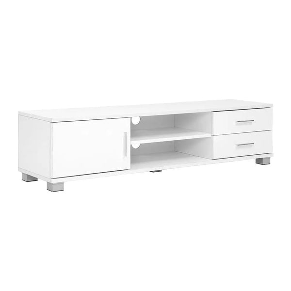 Artiss 120cm TV Stand Entertainment Unit Storage Cabinet Drawers Shelf White Deals499