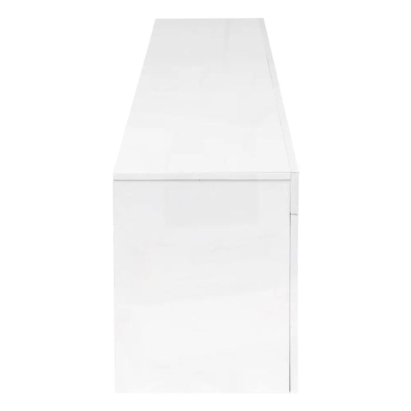 Artiss 130cm RGB LED TV Stand Cabinet Entertainment Unit Gloss Furniture Drawer Tempered Glass Shelf White Deals499