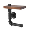 Artiss 1X Wall Shelves Paper Holder Industrial Pipe Shelf DIY Vintage Brackets Deals499