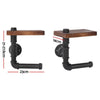 Artiss 1X Wall Shelves Paper Holder Industrial Pipe Shelf DIY Vintage Brackets Deals499