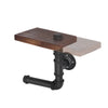 Artiss 1X Wall Shelves Paper Holder Industrial Pipe Shelf DIY Vintage Brackets Deals499