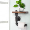 Artiss 1X Wall Shelves Paper Holder Industrial Pipe Shelf DIY Vintage Brackets Deals499